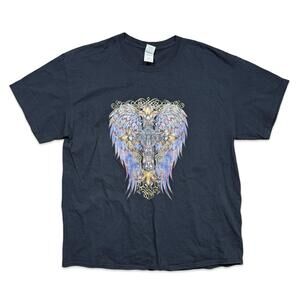 Y2K Angel Wings Grunge Graphic Tee